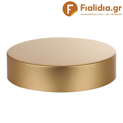 βαζακι καραμελε 50ml - με Χρυσό καπάκι ΜΑΤ