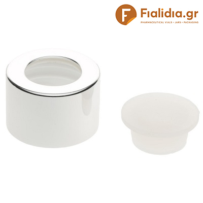 Φιαλίδιο Αρωματικών Τετράγωνο 100ml με Ασημί πώμα Αλουμινίου