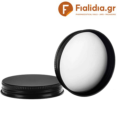 Bazo karamele me mayro kapaki aloyminioy 240ml gia keria - Bazo gia keria 240ml Bazo Kerion 240ml