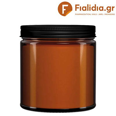 Bazo karamele me mayro kapaki aloyminioy 240ml gia keria - Bazo gia keria 240ml Bazo Kerion 240ml